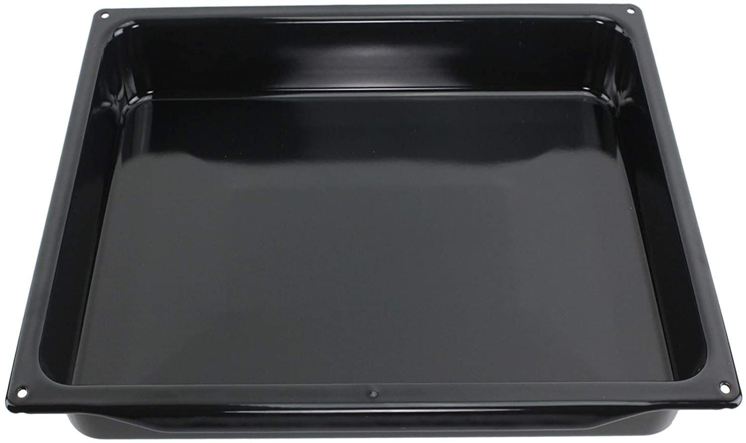 SPARES2GO Universal-Ofen-Herd-Grill-Pfanne mit verstellbarem und ausziehbarem Regal, Backblech, Bräter Large Roasting Tray