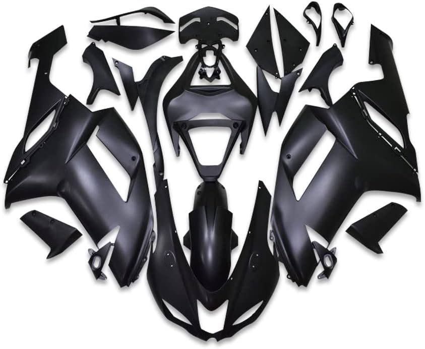 US STOCK Green Black Fairing Fit for 2007 2008 ZX6R ZX-6R Injection ABS Plastics Aftermarket Bodywork Bodyframe 07 08 A018