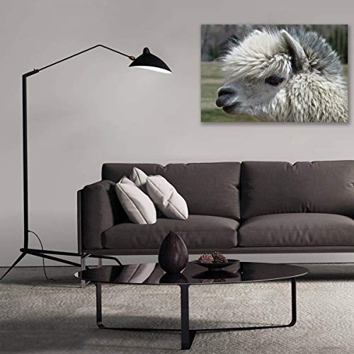 Toile alpaga grand format pour créer une ambiance cocooning dans votre salon