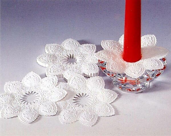 100 puños de papel para velas, diámetro de 10 cm