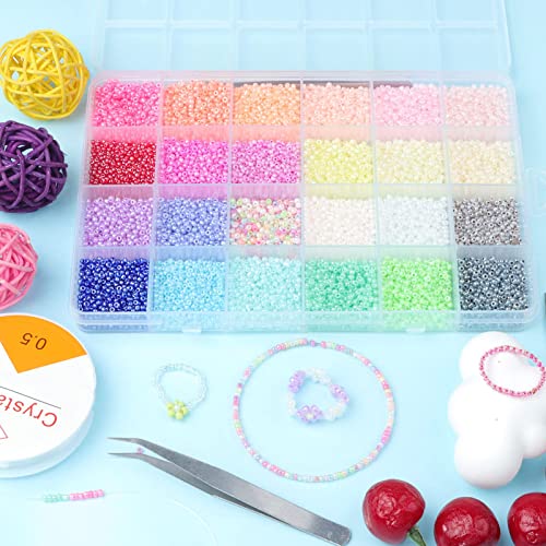 Yholin 9600 perline di vetro da 3 mm, da infilare