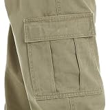Wrangler Authentics Męskie spodnie Pantauthentics Pantauthentics, Big & Tall Classic Cargo Twill, Brytyjski khaki, 30W / 30L