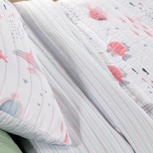 Colcha Bouti Spot Junior 100% microfibra suave, modelo rosa de 185x270 cm 3