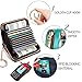 Yonlevres RFID Wallet Women Credit Card Holder, Cute Elephant Small Wallet with Keychain Zipper, Leather Credit Card Wallets Card Organizer Case RFID Blocking Accordion Gift