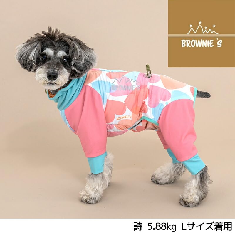 Amazon | 撥水ハート柄ロンパース S/M/L/XL/XXLDXS/DS/DM BROWNIE'S