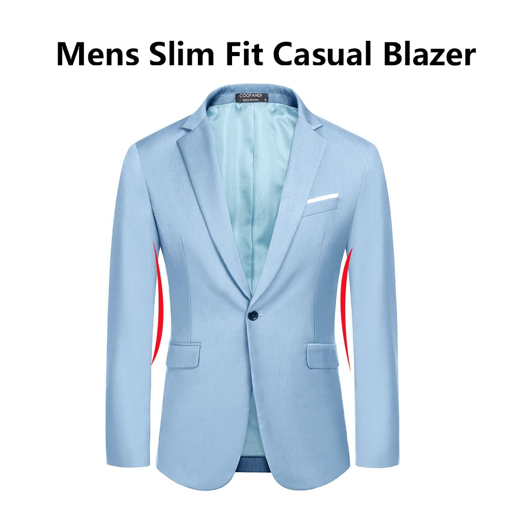 COOFANDY Blazer Casual da Uomo Ztj007744