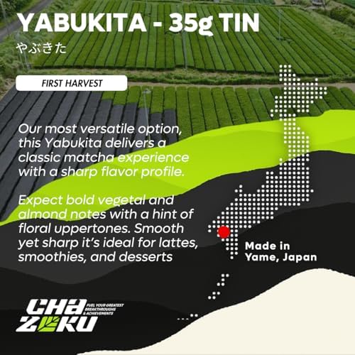 Chazoku Matcha 3 x 35g Tin Can Sample Set: Samidori, Okumidori & Yabukita - First-harvest Ceremonial Grade Japanese Single-Cultivar Matcha Green Tea Powder- 105g Total - 3