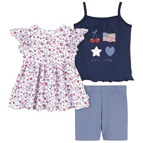 Image of Gerber Baby & Toddler Girls Shirt and Shorts Set