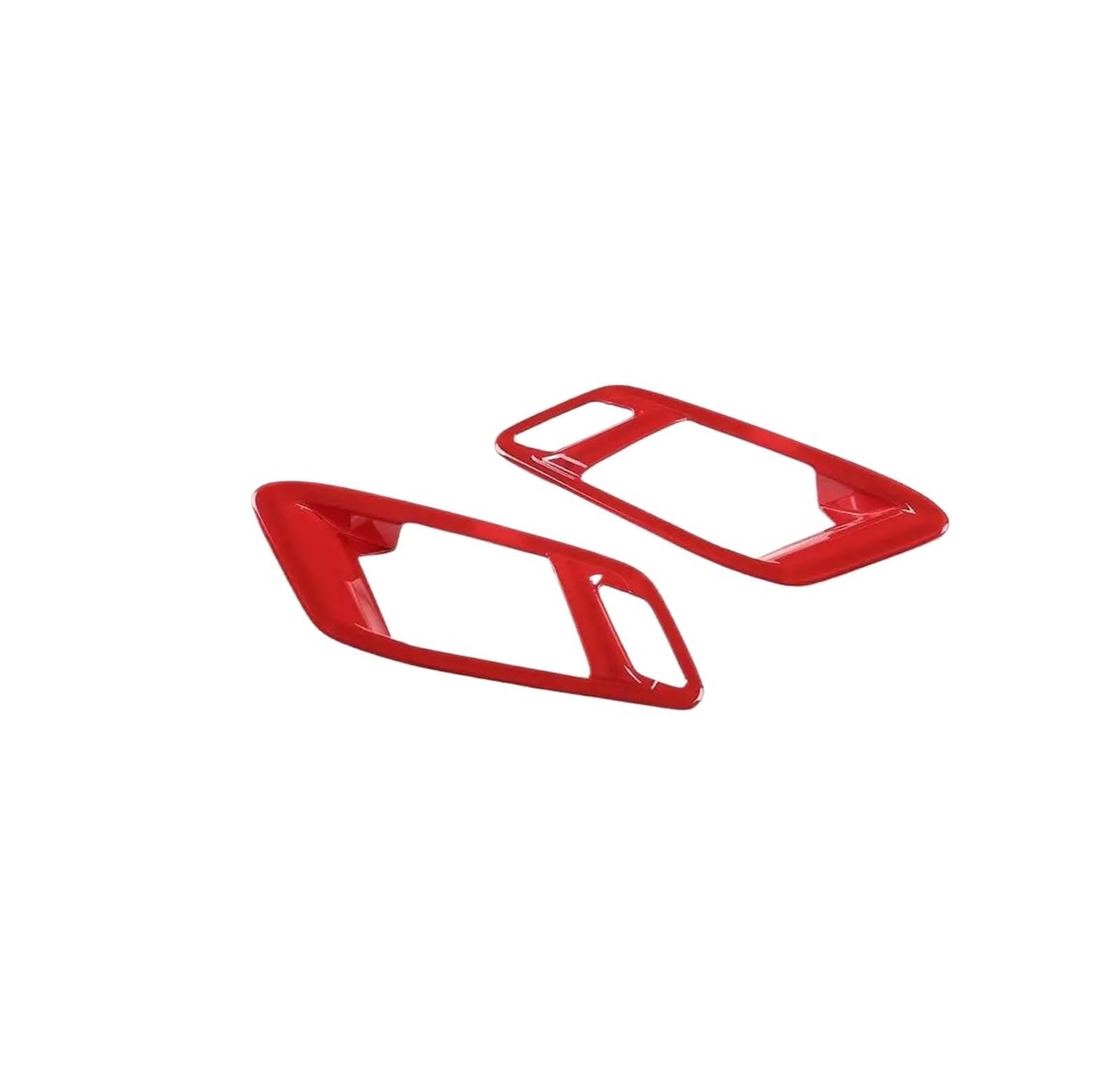 FHCBUTAE Interior Car Handle Car Interior Door Handle Panel Cover Trim for Toyota GR for Supra A90 A91 MK5 2019 2020 2021 2022 2023 2024 2025(ABS Red)
