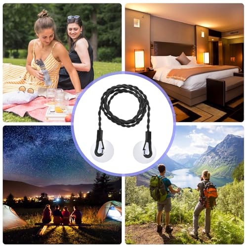 Salbsever 579314_1_HSV2RXYV Clothes Lines For Hanging Clothes Outside Bungee Cord Portable Travel Clothesline Retractable Clothesline thumb #4