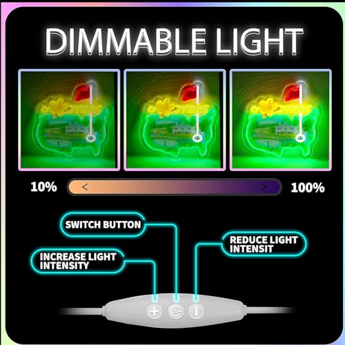 Image of Pugna Golf Merch Neon Signs for Wall Decor Golf Neon Lights for Bedroom Led Signs Suitable for Dormitory Man Cave Christmas