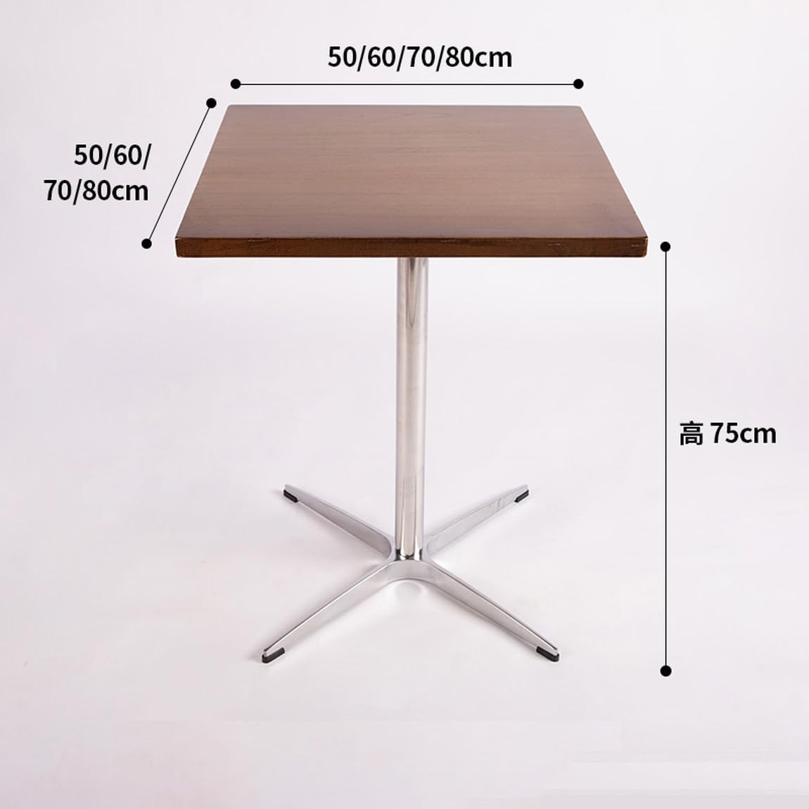 Amazon｜[dhiuebc] カフェテーブル 幅 60cm 奥行き 50cm テーブル