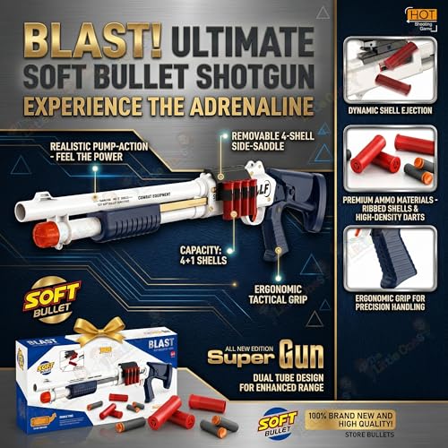 Image of The Little Ones Dart Blaster for Adults Age 15+ Years Above [RapidBlast X]