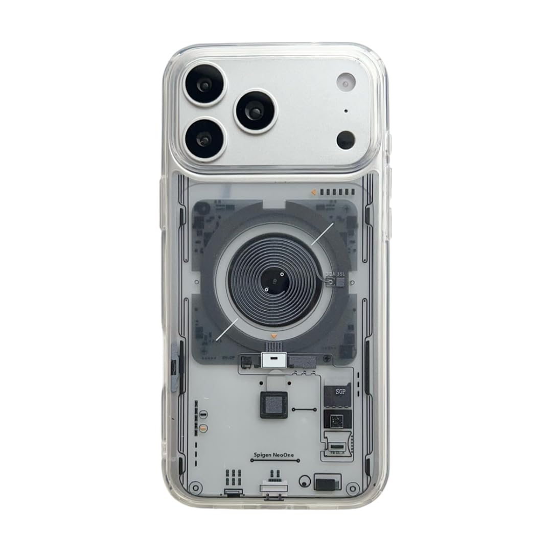 Étui magnétique pour iPhone Air avec Protection Contre Le Chargement sans Fil (pour iPhone Air/Transparent)