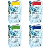 4 Farben je 70 g: Yellow Sunflower, Red Fire, Tree Time und Cool blue