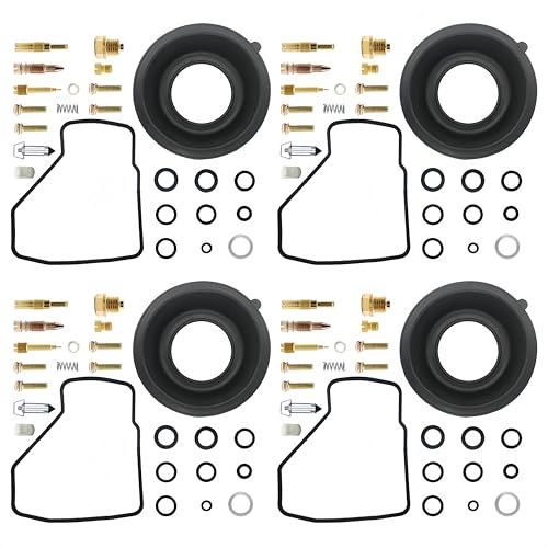 4-Pack Carburetor Carb Rebuild Repair Kits Replacement for Honda Interceptor 500 V30 Magna VF500 1984 1985 1986 by BARMUCUO - Used condition - US$9.43