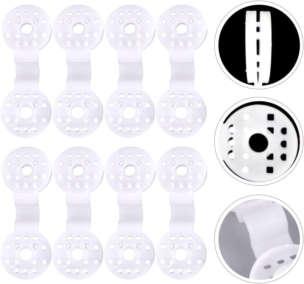 Yardwe 50pcs Shade Cloth Clips Heavy Duty Plastic Netting Fixing Clips for Greenhouse Sunshade Gardening Reusable Sturdy Easy to Store Transport for Outdoor Shade