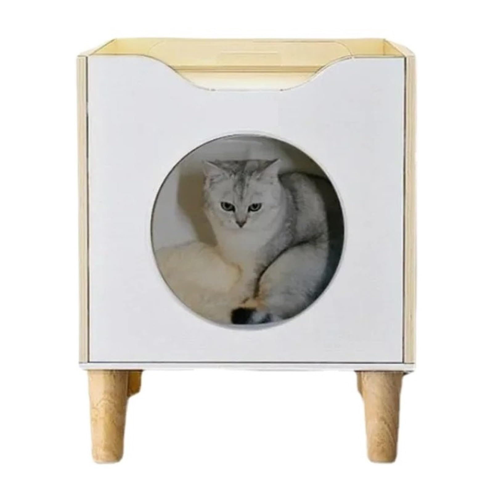 Asciugacapelli Professionale in Legno for La Toelettatura degli Animali Domestici, Completamente Automatico, Intelligente for Casa, Asciugatura Turbo, Forniture for Gatti Asciugatura Rapida
