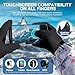 SIMARI Winter Waterproof Warm Gloves Women Men with Touchscreen Fingers, Ski Snow Windproof for Cold Weather Thermal, for Running Hiking Driving Cycling Outdoor Sports Daily Work