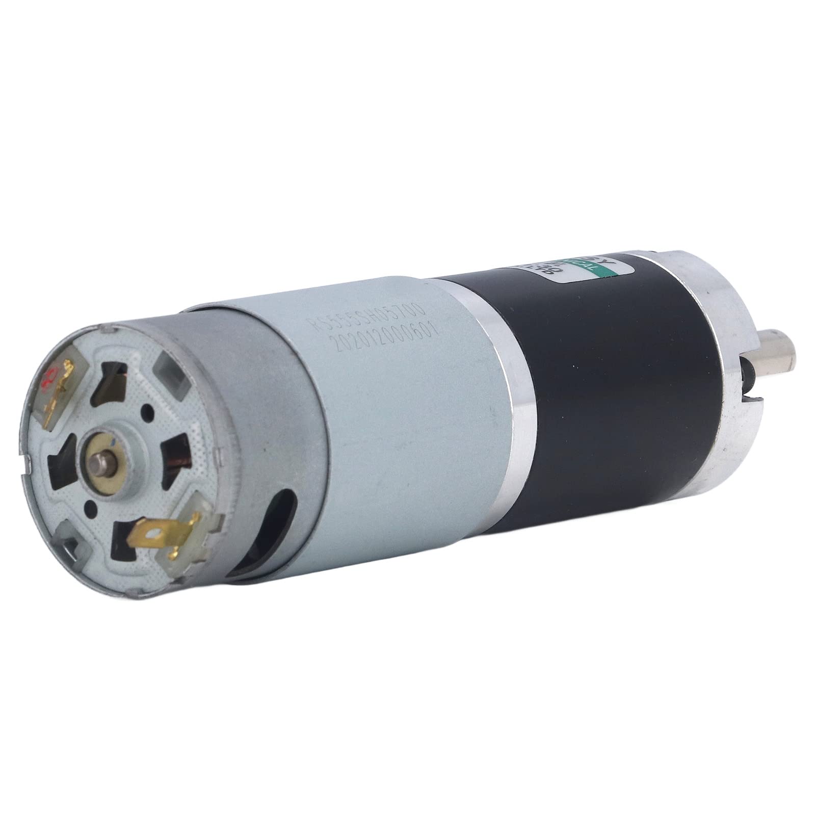 Motor de engranaje planetario de 15 W CC 12 V, motor de cobre de baja velocidad CW CCW 0,15 A 30 RPM para coche RC, modelo de robot, juguetes de motor de bricolaje y equipos (30 rpm)