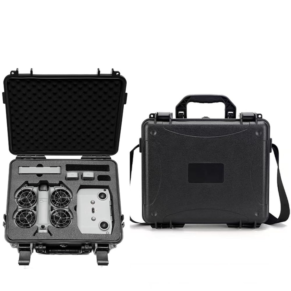 Twarde etui do przechowywania akcesoriów DJI Neo 2, odporne na wstrząsy, wodoodporne pudełko ochronne z paskiem na ramię, futerał do przenoszenia materiału PC do drona i gogli sprzęt N3