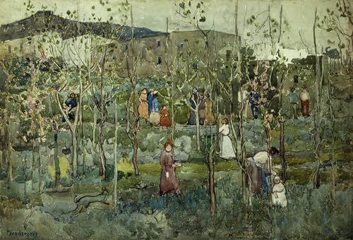Affiches et gravures de Maurice Brazil Prendergast impression sur toile salon 60x90cm