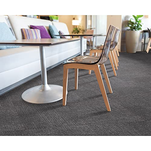 Image of Mohawk Advance 24 inch x 24 inch Berber (Loop pile), 0.09 inch Pile Height, Carpet Tile, PET Fiber, Replay Color, (24 Tiles), (96 sqft /carton)