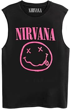 Amazon | ニルヴァーナ ノースリーブシャツ タンクトップ メンズ T