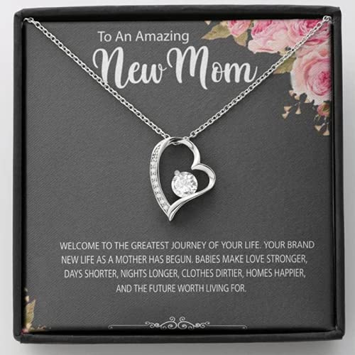FABUNORA Gift to New Mom - Welcome To Motherhood - 925 Sterling Silver Pendant With Certificate of Authenticity and 925 Stamp