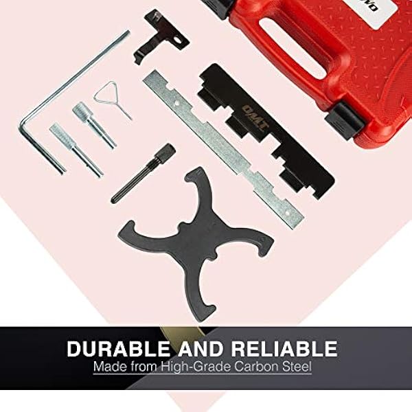 Motor Camshaft Timing Belt Tensioner Locking Tool Kit Compatible with Ford Fiesta Focus Fusion Escape More Volvo S60 S80 V40 V60 V70 1.5 1.6L VCT 1995 1996 1997 1998 20 00 to 200 0
