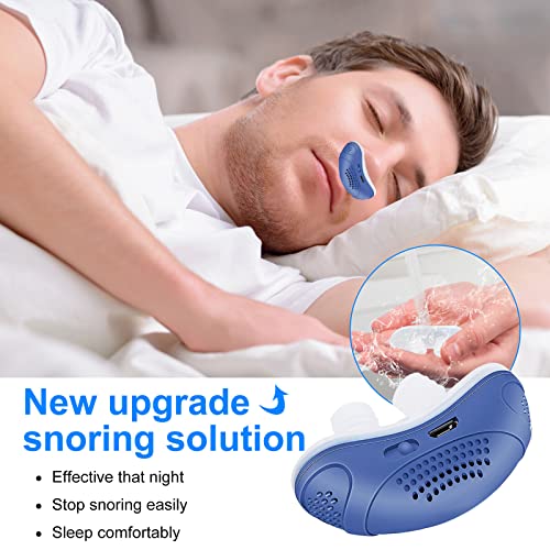 Anti Snoring Devices, Electric Snoring Solution For Men Women, Mini Sleep Aid For Blocked Nostrils, Wind Speed Anti Snoring Sleep Aid Device Suitable For All Nose Shapes #TOP1