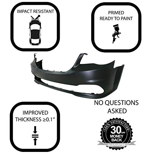 Front Plastic Bumper Cover Fascia For 2011-2018 Dodge Grand Caravan Blacktop Crew Gt Sxt Canada Value Package Mini Van 11-18 New Primed. With Fog Light Holes Ch1000A02 2012 2013 2014 2015 2016 2017 #TOP2