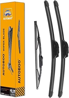 OEM Windshield Wiper Blade Replacement for Chevy Blazer 2019-2021 2022 2023 Original Equipment All-Season Rear Wiper Blade Set 24+18+12 (Set of 3)