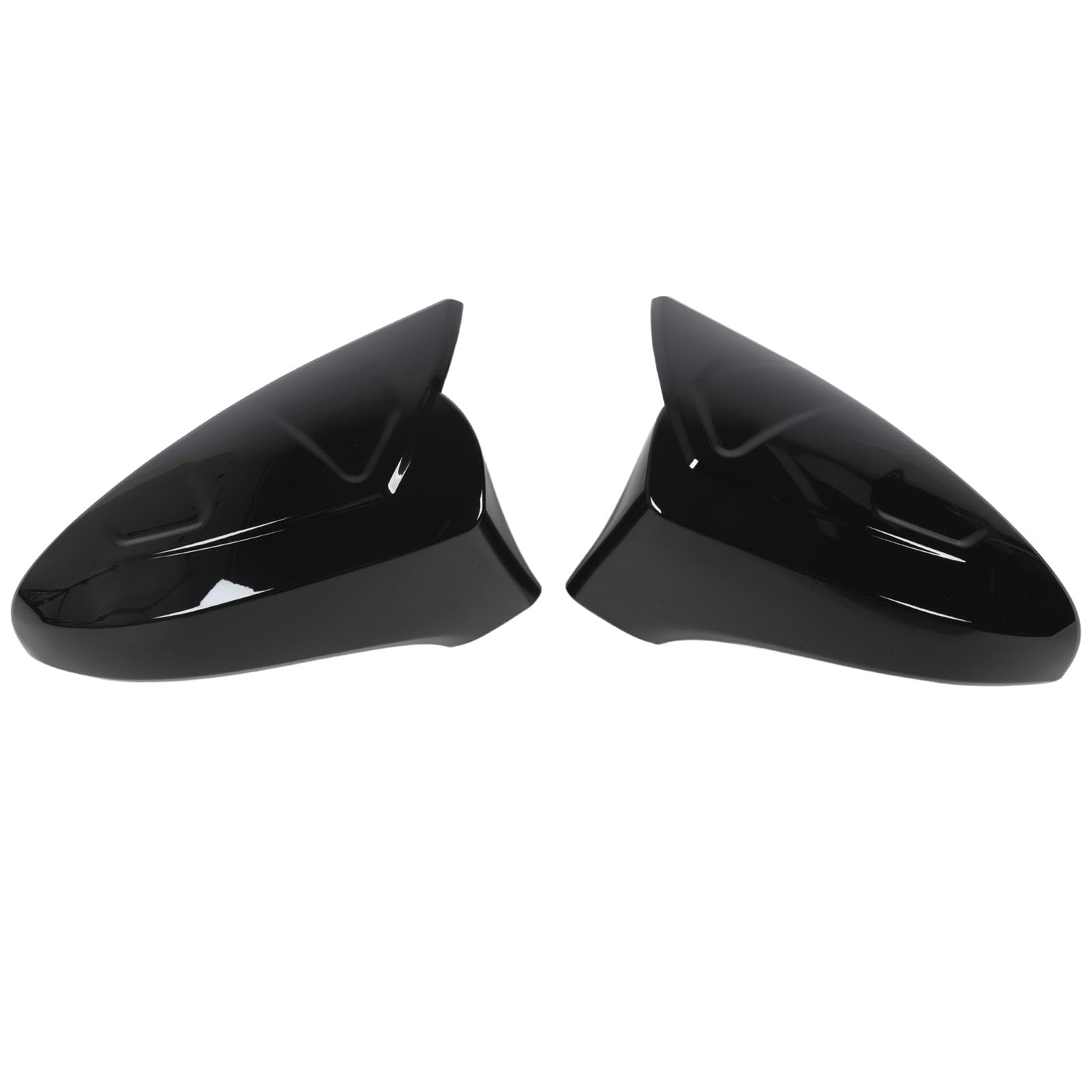 2 pz robusta copertura per specchio laterale ABS, facile installazione con fibbia, rivestimento protettivo, aspetto squisito, per IS200t IS250 IS350 GS ES CT RC LS IS (Glossy Black)
