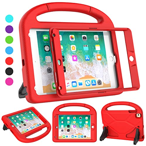 SUPLIK Kids Case for iPad mini 4/5 (7.9"), Built-in Screen Protector Durable Shockproof Protective Cover with Handle Stand for 7.9 inch Apple iPad min