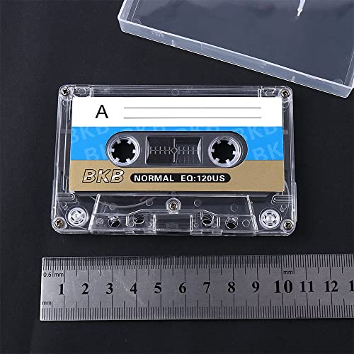 60 Mins Blank Cassette Tapes,Recording Blank Audio Tapes Audio Cassette Blank Tape For Speech Lectures Music,Magnetic Audio Cassette Tape(10Pcs,White) #TOP5
