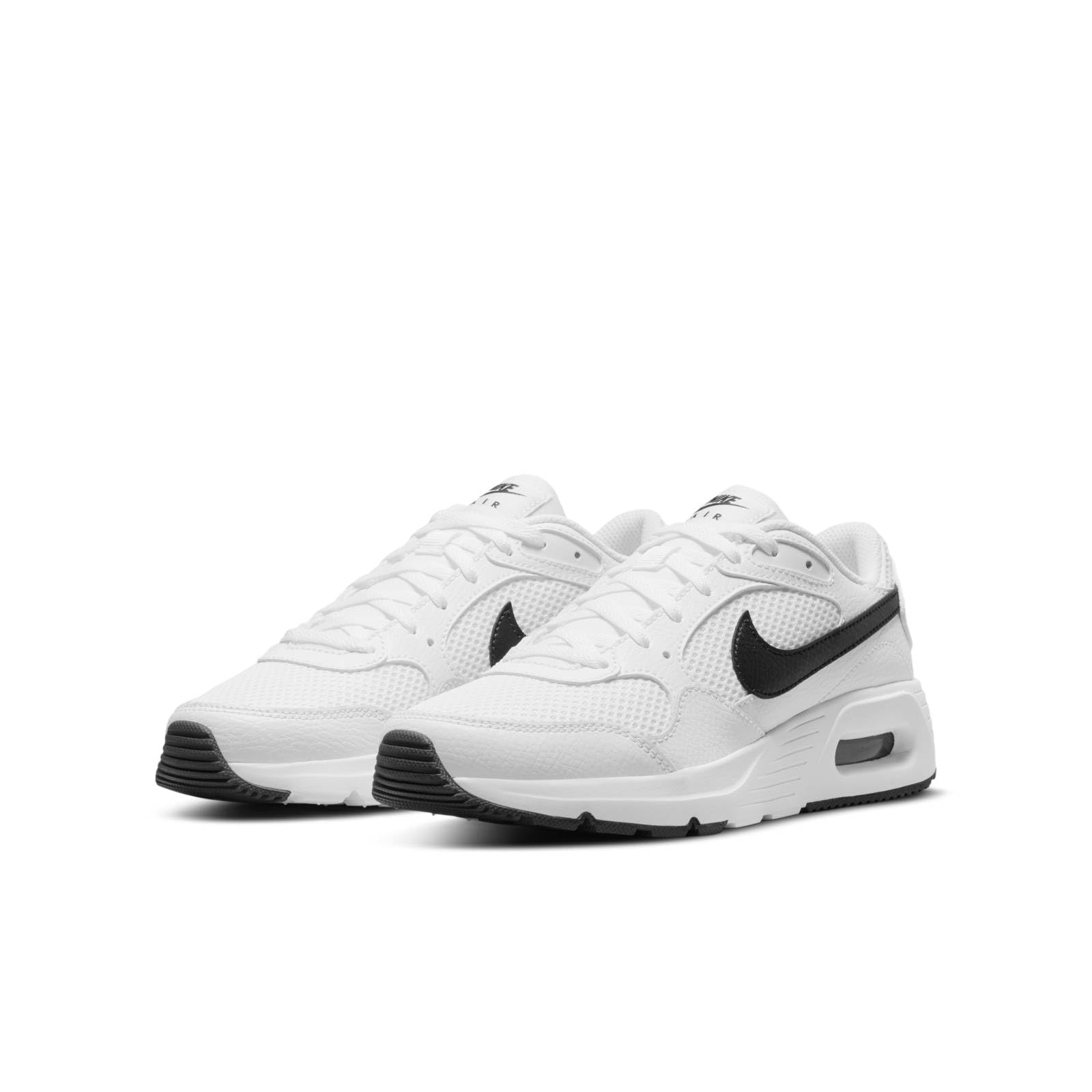 NIKE Chłopięce buty do biegania Air Max Sc, Biały czarny biały, 38 EU