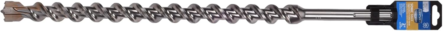 Century Drill & Tool, 83717, 1-1/4"X16"X21",SDS Max,Drill Bits – Multi Cutter Tip, Concrete Drilling