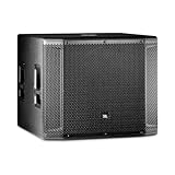 JBL Professional SRX818SP Portable, Active, Amplified, Powered 18 Inch Subwoofer System. 1000 Watt Peak Crown Amplifier. DJ, PA, Stage. Black