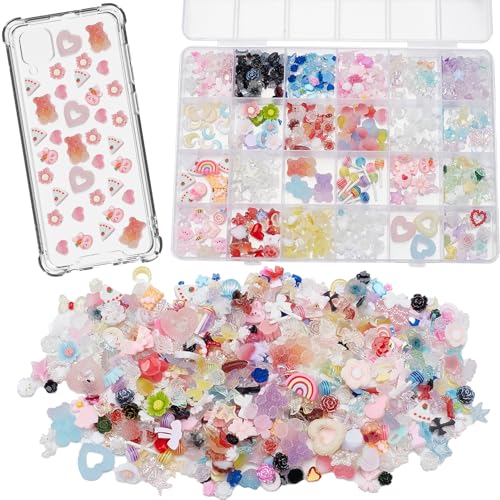 Kit breloques junk case pour coque de téléphone et nail art strass - 2