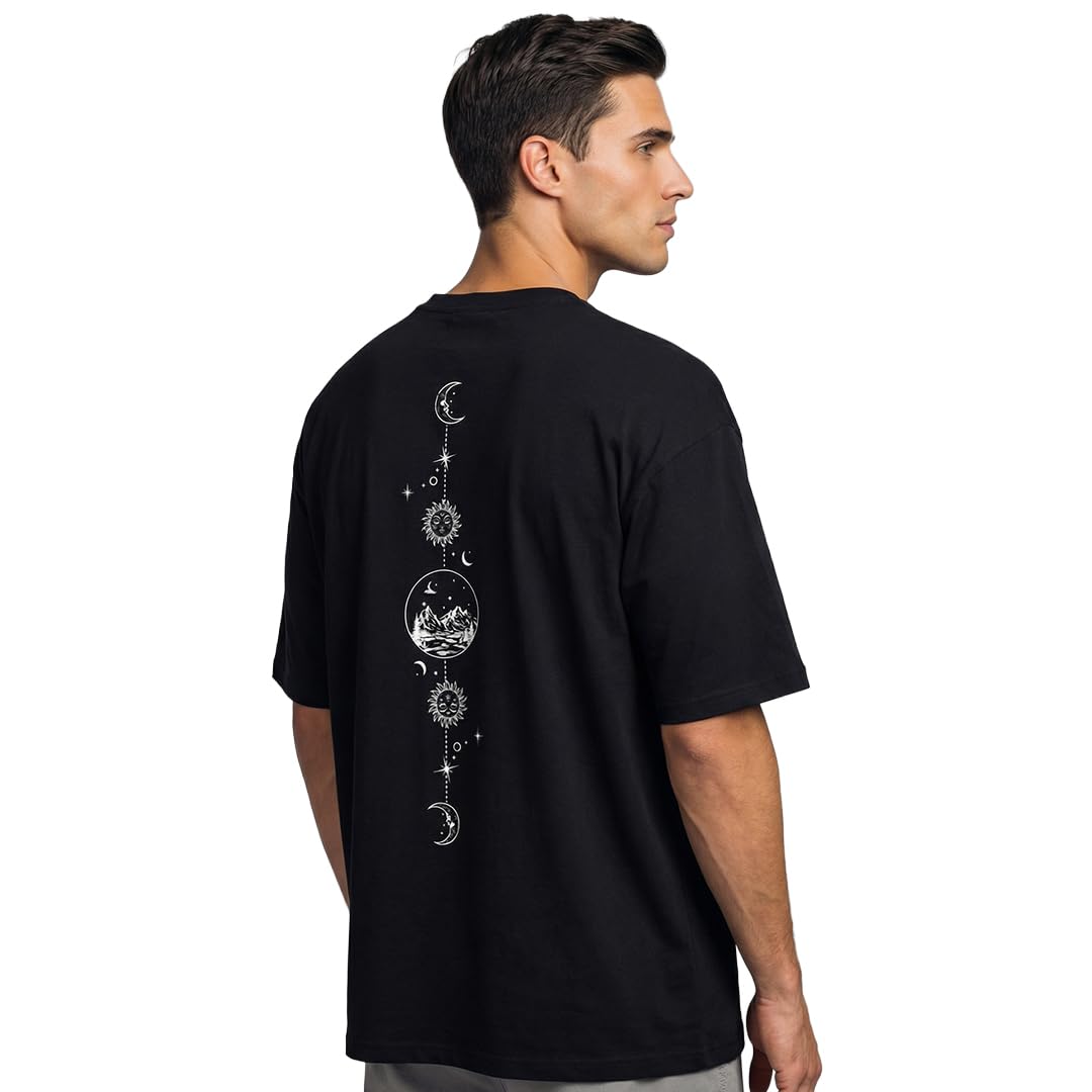 nobero Men's Cotton Oversized Fit T-Shirt-picture-23