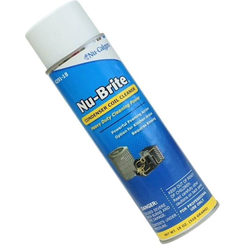 4291-18 Nu-Calgon Nu-Brite Condenser Air Conditioner Coil Cleaner 18 OZ Spray
