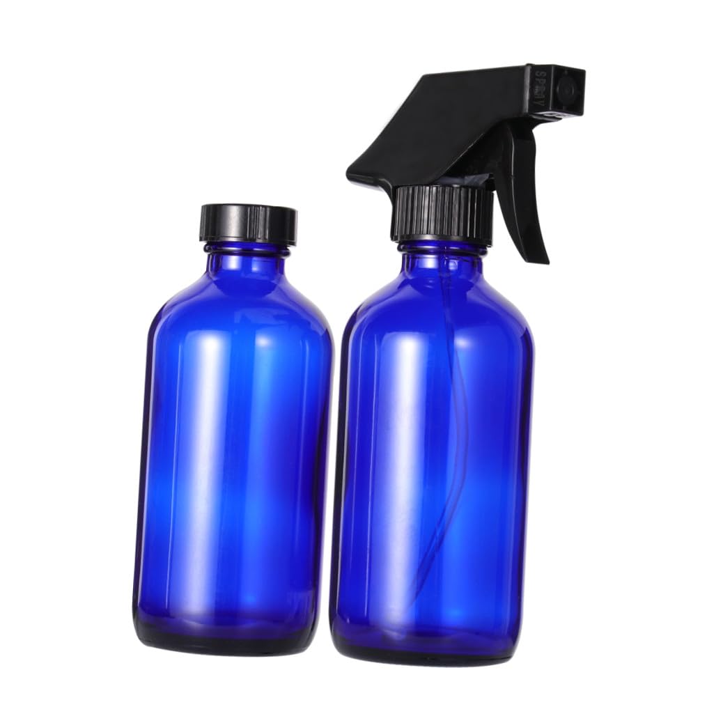 TOPBATHY Nachfüllbare Glas Sprühflasche 250ml mit Einheitlichem Nebelspray und Leichtem Design als Reisesprühgerät für Make Up Wasser und Parfüm