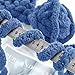 HOMBYS 8 Pack Assorted Chunky Yarn for Crocheting,Super Bulky Large Soft Fluffy Yarn,Plush Fuzzy Yarn,Thick Chenille Yarn for Hand Knitting/Arm Knitting,Cream&Blue (27yds,8 oz Each Skein)