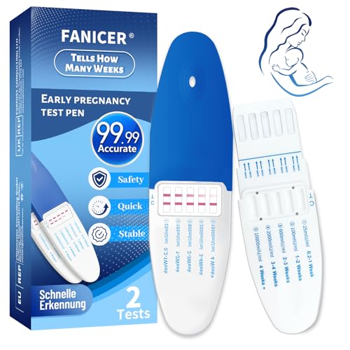 #Commissioniguadagnate<br>2 Pezzi Test di gravidanza ravidanza Precoce Test del ciclo di gravidanza Gravidanza Confezionate Singolarmente Rilevazione Rapida Familiare Precoce