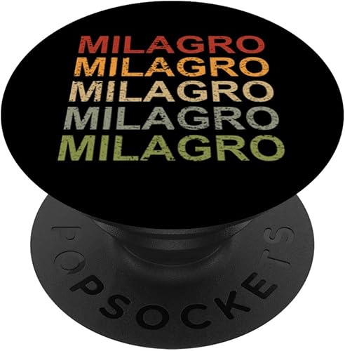 Retro Milagro, Ecuador Pride, Ecuador Travel, Milagro PopSockets Swappable PopGrip