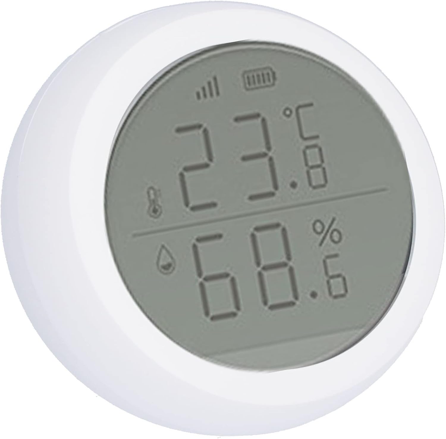 MXGZ Sensor de Temperatura Y Humedad, Sonda Inteligente de Temperatura Y Humedad APLICACIÓN de Alta Definición Control Remoto Inalámbrico para la Oficina para el Hogar para el Dormitorio