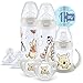 NUK Disney First Choice+ First Years Set | 0+ Monate | Temperaturregelung | 2 x 300 ml Flaschen, 1 x Lernbecher, 2 x Schnuller, 2 Sauger | Anti-Colic Vent | BPA-frei | Winnie-the-Pooh | 7 Stück