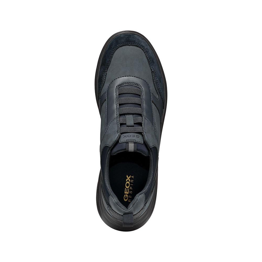 Geox Hombre Azul Marino Herren U Portello B - Tenis, Navy, 41 Eu
