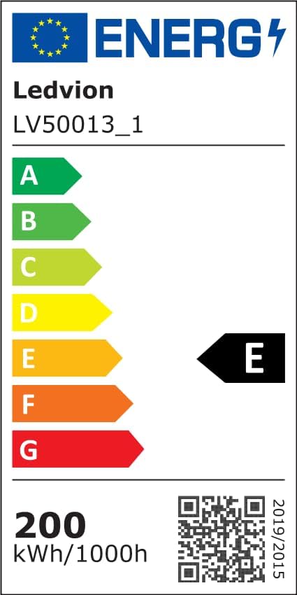 Ledvion LED Floodlight Energy Label